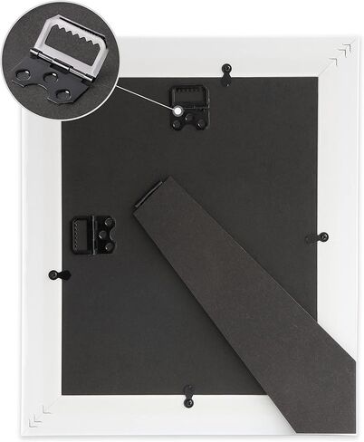 إطار صورة Sonfreiy مقاس 8 × 10، ذهبي أبيض عتيق عتيق مقاس 8 × 10 إطار صور للمكتب وحفل زفاف معلق على الحائط، هدية لأصدقاء العائلة in Kuwait