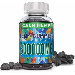 Organic Hemp Gummies Natural Pure Hemp Oil Extract - L-Theanine Sea Moss Vitamin B2 Extra Strength High Potency ed Edible Vegan Gummy Made in USA