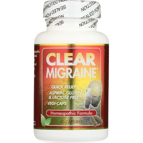 Clear Migraine Clear Products 60 Caps