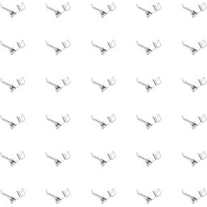 40Pcs Slatwall Panel Hooks Bulk Set, Metal Pegboard Organizer Slat Wall Hanging Display Hanger Hooks for Gridwall Garage Shop Retail (2 Inches/5 CM)