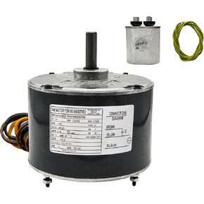 5KCP39EGS070S 5KCP39EGY823S 1/4 HP Condenser Fan Motor Replace for G3905, HC39GE236,237 HC39GE234A, 6DLL0 with Capacitor, 1100 RPM, 208/230V, 48 Frame OEM Upgraded Condenser Fan Motor Replacement in Kuwait