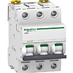 Schneider A9F74310 Miniature Circuit Breaker - iC60N - 3 Poles - 10 A - C Curve
