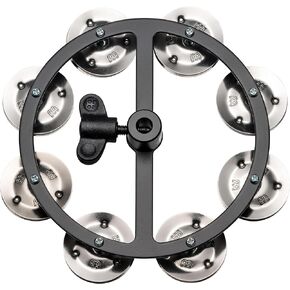Meinl Cymbals HTHH1BK Mountable Hihat Tambourine with Steel Jingles (VIDEO)
