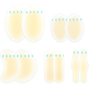 10 Pcs Blister Pads, Blister Bandages, Blister Gel Guard, Waterproof Blister Prevention, Invisible Patches New Material Cushion for Heel Toe Finger