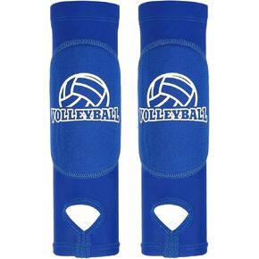 PATIKIL Volleyball Arm Sleeves Passing Forearm Sleeve with Protection Pads Thumbhole Volleyball Arm Pads for Youth Teenagers Men Women