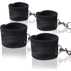 Adjustable 4 PU Leather Straps Home Gyms Sports Set