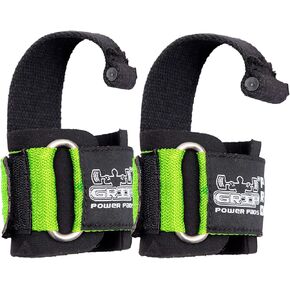 Lifting Dowel Straps Neoprene Padded Wrist Wraps Power Weight Lifting Training Gym Grips Straps Wrist Support Bandage Set of 2 Alternative to Hooks
