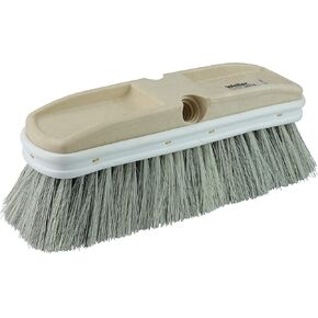 Weiler 44318 9-1/2" Truck Wash Brush, Grey Fiber Fill