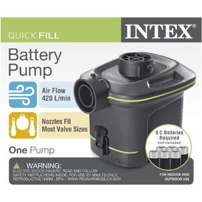 Intex Battery Pump Black 66658WL