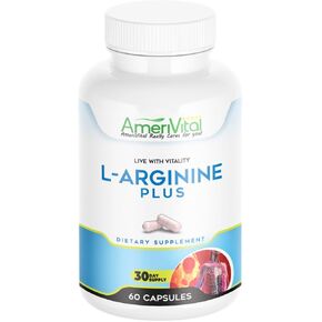 AmeriVital LLC L-Argine Plus-Stock Bottle+ SL 60 ct 175 cc