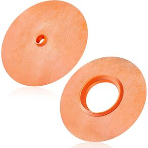 2 Pack Pipe Valve Gasket Kit Includes Mixing Seal 4-1/2 Inch and Pipe Seal 3/4 Inch Opening, Waterproofing Round Pipe Seal Gasket for Shower Valve and Shower Head Gasket Seal