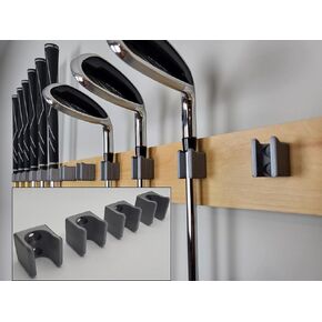 [JINTECH] Golf Club Organize Holder, Wall Display, Wall Hanger, Rack, Mount [20 Holder Set]