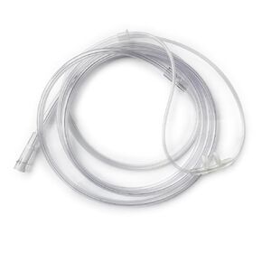 5 Pack Nasal Oxygen Cannula, Transparent, Each 6.5 Feet with Individual Packing