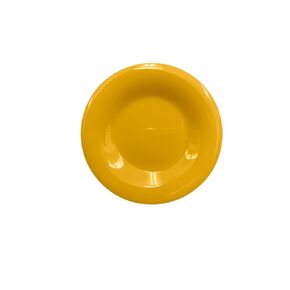 FSE CR005YW Plate, 5-1/2" dia., round, wide rim, Pack of 12
