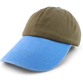 Armycrew XXL Oversize 4 Inch Long Bill Pigment Dyed Baseball Cap