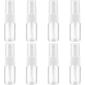 Sibba 3Pcs Spray Bottles, 10ML Mini Travel Spray Bottles, Refillable Fine Mist Sprayer Bottle, Transparent Plastic Atomiser for Essential Oil, Cosmetic, Perfume