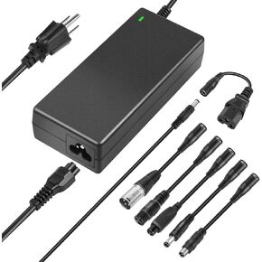 (7 Plugs) 54.6V 2A Fast Charger Universal for 48V Lithium Battery, Scooter Rad Power/Lectric XP/Sondors/Pedego/Jasion/ eb7 /Evercross H5/ Vsett 8, 8+ etc. Charger