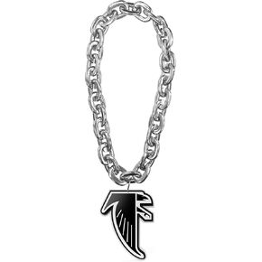 aminco Atlanta Falcons Throwback Logo NFL Fan Chain, Silver