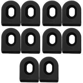 Crankset Protector, 5 Pair Crank Boots Dust Proof Cover Mountain Bike(Black)
