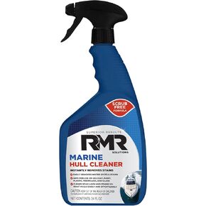 RMR Marine Hull Cleaner, Heavy Duty Boat Wash for Cleaning Slimy & Grimy Surfaces, Rust, Stain, & Water Spot Remover, 24 Ounce Spray