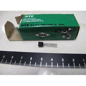 NTE Electronics NTE85 NPN Silicon Transistor for General Purpose Amplifier, TO-92 Package, 0.5 Amp Continuous Collector Current, 50V Collector-Base Voltage