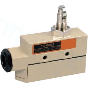 TZ-6003 Heavy Duty Commercial Door Micro Switch with Vertical Roller Plunger for Roll-up Door/Push & Pull Door | 250V 15A IP65 Waterproof Limit Switch -Type NO and Type NC in Saudi Arabia