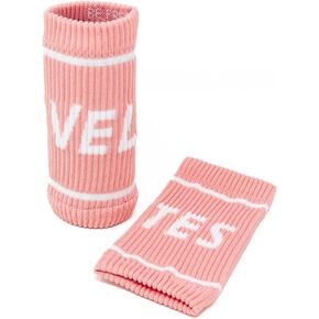 Velites I Pink Flexible Fabric Wristband I Provides Support and Safety for Your Workouts I for a Better Grip on Barbell I Protects Sensitive Skin and get The I One Size fits All