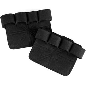gofidin 2PCS Leather Pads Lifting Grips Weight Lifting Training Gloves Palm Protection Women Men Fitness Sports Gymnastics Grips Pull Ups Weightlifting