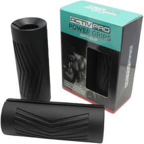 POWER GRIPS, Dumbbell Barbell Grips, Top Grade Silicone, Biceps & Forearms Builder, Big Muscles, Thick Grips, Strength Training