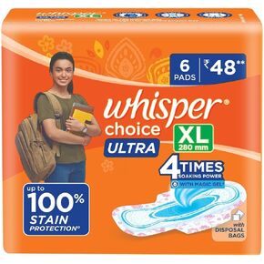 Whisper Ultra Choice Wings (6 Pads X 2 Pack) = 12pads