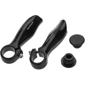 Bike Handlebar Ends, Aluminum Alloy Handlebar Bar End Grips for Road Mountain Bike