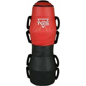 PGS Grappling Dummy with Handles, MMA Floor Punching Bag, Ground and Pound Training Throwing Striving BJJ MMA Punching Dummy Strong Vinyl Material for Pro Training - UNFILLED