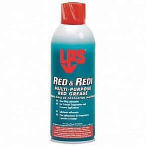 LPS 05816 Red & Redi Multi-Purpose Red Grease - 11 oz,
