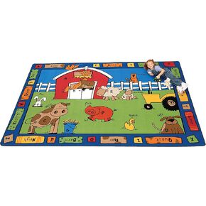Carpets for Kids 5212 Alphabet Farm 8ft 4in x 11ft 8in Rectangle