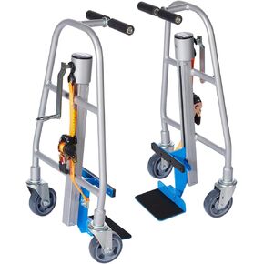 Furniture and Crate Mover, Mechanical Equipment Moving Dolly 1210lbs Capacity,Used for Safely Transporting Cabinets, Furniture, and Crates - Sold in Pairs