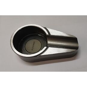 New Cigar Ashtray, Cigar Travel Ashtray, Metal Ashtray Aluminium Alloy Cigar Cigarette Ashtray Holder (SLIVER)