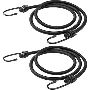 48 inch Blue Bungee Cords with Hooks, 2 Pack in Kuwait