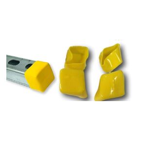 LMParts (Qty 50) Plastic Yellow End Caps Unistrut Channel Strut 1-5/8 inch #4881Y P2860-10