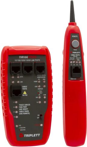 Triplett TVR10G LAN Network Tester (10/100/1000/10000 MB/s) in Saudi Arabia