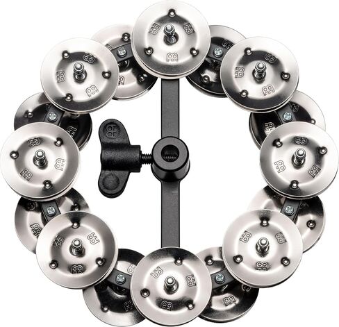 Meinl Cymbals HTHH1BK Mountable Hihat Tambourine with Steel Jingles (VIDEO) in Saudi Arabia
