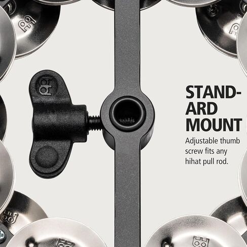 Meinl Cymbals HTHH1BK Mountable Hihat Tambourine with Steel Jingles (VIDEO) in Saudi Arabia