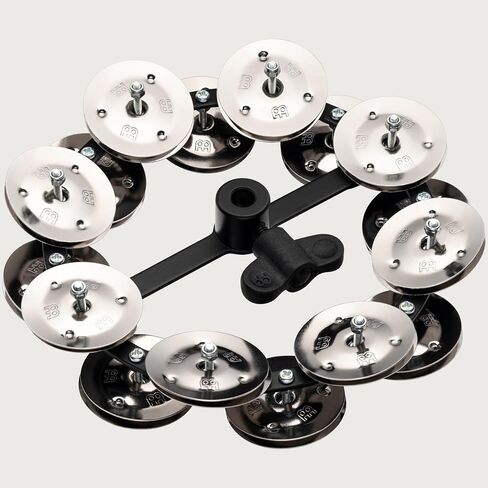 Meinl Cymbals HTHH1BK Mountable Hihat Tambourine with Steel Jingles (VIDEO) in Saudi Arabia