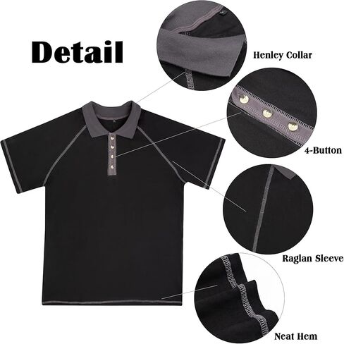 قمصان بولو رجالية من UOUA بأكمام قصيرة، تي شيرت جولف قطني بأكمام راجلان، تي شيرت صيفي كاجوال بياقة in Kuwait