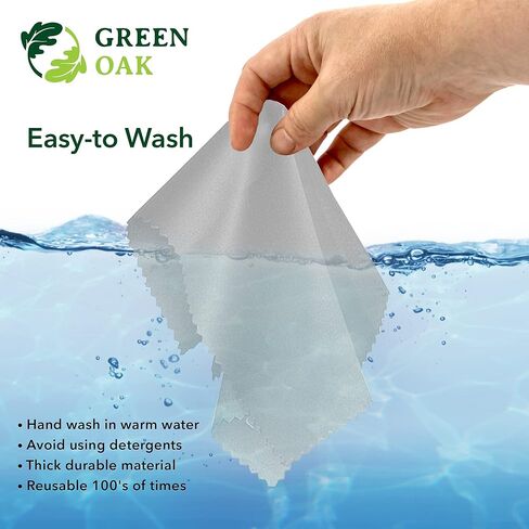 Microfiber Cleaning Cloths Premium Microfiber Cleaning Cloths for All LCD Screens, Computers, Lenses and Delicate Surfaces (6 Pack) in Kuwait