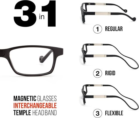 Reading Glasses with Magnets and Anti Blue Light Filter. 6 colors and 5 graduations – DIKRIK THYSSEN in Saudi Arabia