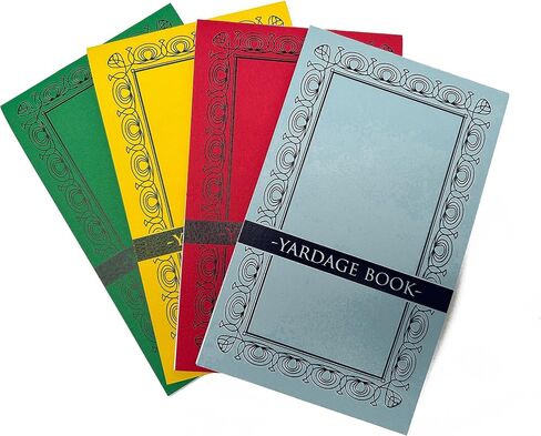 كتاب ياردات الجولف - كتاب سجل الجولف - مجلة الجولف - قالب فارغ PGA - مطابقة USGA - يناسب سجل نتائج الجولف وغطاء كتاب الياردات - صنع في الولايات المتحدة الأمريكية. in Saudi Arabia