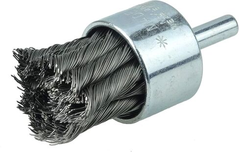 فرشاة نهاية سلكية من Weiler 36251 Wolverine مقاس 1 بوصة، ساق 1/4 بوصة، حشو فولاذي 020 بوصة، جذع 1/4 بوصة، صنع في الولايات المتحدة الأمريكية (عبوة من 10 قطع) in Saudi Arabia
