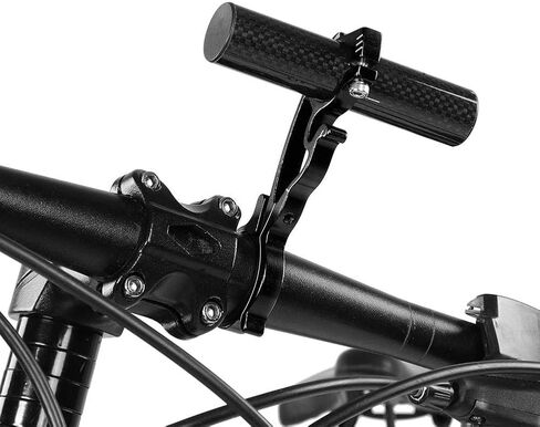 VGEBY1 Bike Handlebar Extender, Cycling Extension Handlebar Holder Mount Space Saver for GPS Lamp/Units/Headlights/Cameras (Black) in Saudi Arabia