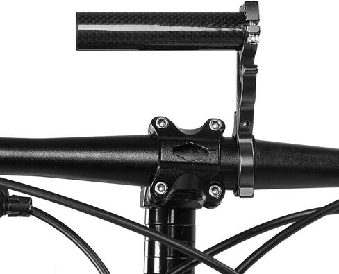 VGEBY1 Bike Handlebar Extender, Cycling Extension Handlebar Holder Mount Space Saver for GPS Lamp/Units/Headlights/Cameras (Black) in Saudi Arabia