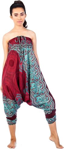 سراويل اليوغا LOFBAZ Harem للنساء من Boho Hippie Bohemian Aladdin Genie in Saudi Arabia